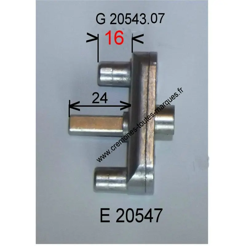 renvoi de fouillot GU G 20543.07 pilier de 16 mm